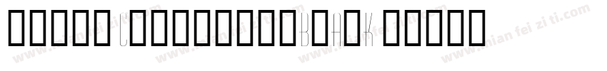 diner CondensedBlack字体转换